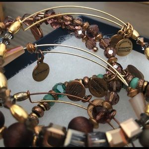 Alex and Ani beaded bracelets
